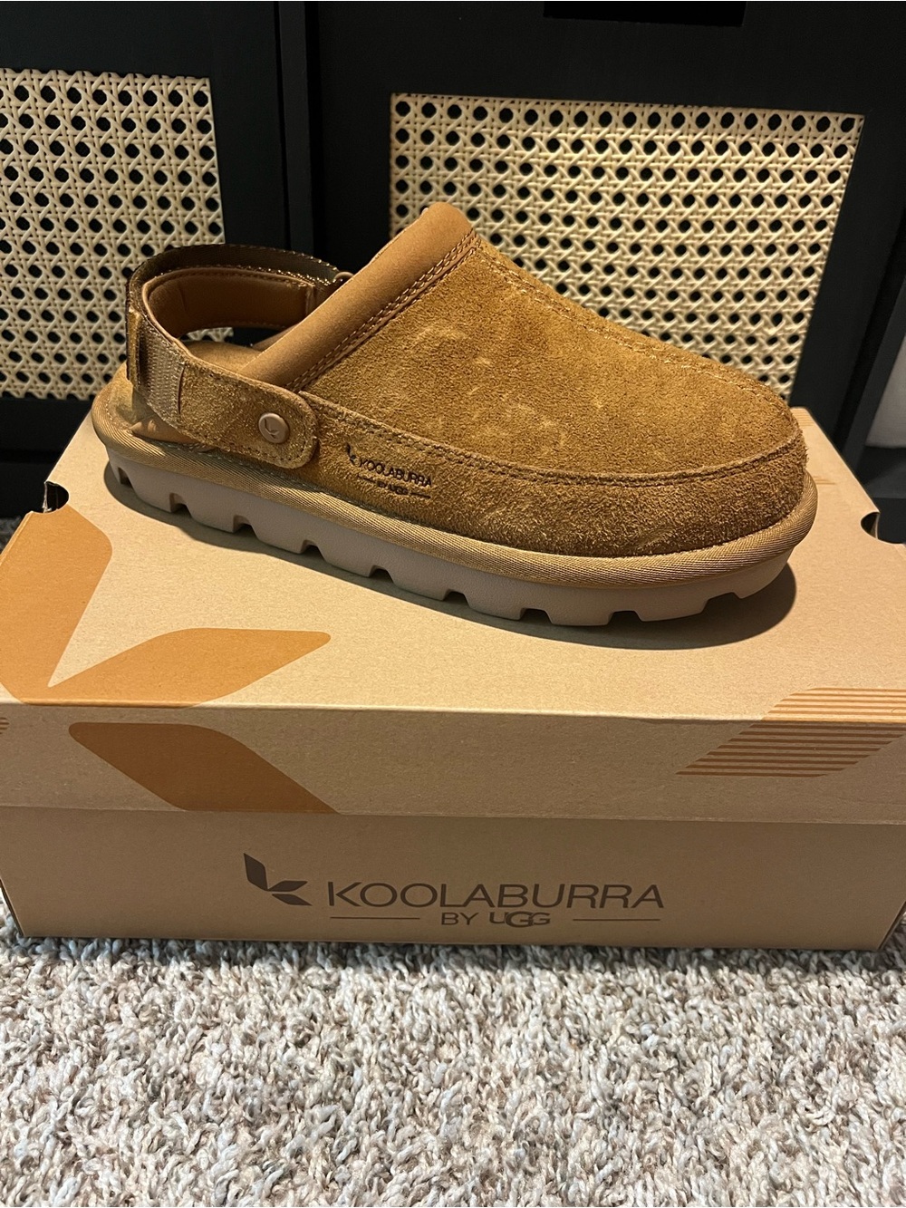 Koolaburra Suede Backstrap Clog in Tan!